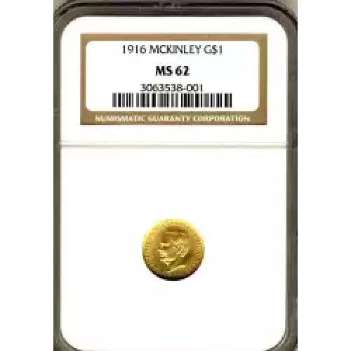 Classic Commemorative Gold--- McKinley Memorial 1916-1917 -Gold- 1 Dollar (3)