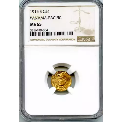 Classic Commemorative Gold--- Panama - Pacific Exposition 1915 -Gold- 1 Dollar (3)