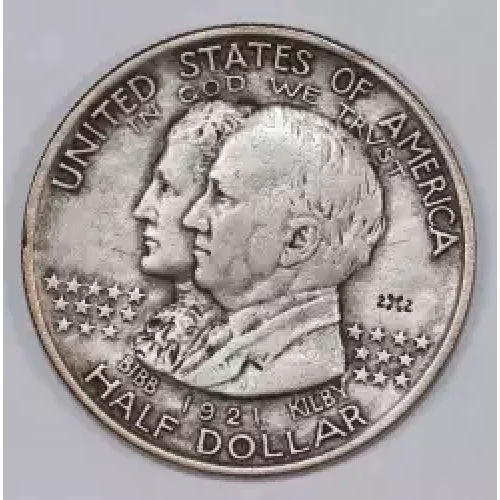 Classic Commemorative Silver--- Alabama Centennial 1921 -Silver- 0.5 Dollar