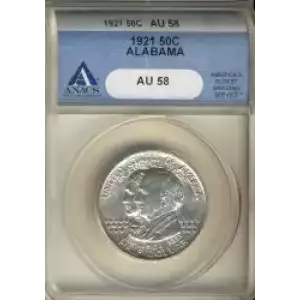 Classic Commemorative Silver--- Alabama Centennial 1921 -Silver- 0.5 Dollar (3)