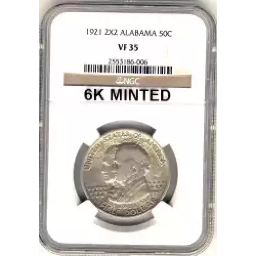Classic Commemorative Silver--- Alabama Centennial 1921 -Silver- 0.5 Dollar (3)