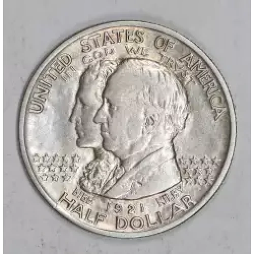 Classic Commemorative Silver--- Alabama Centennial 1921 -Silver- 0.5 Dollar