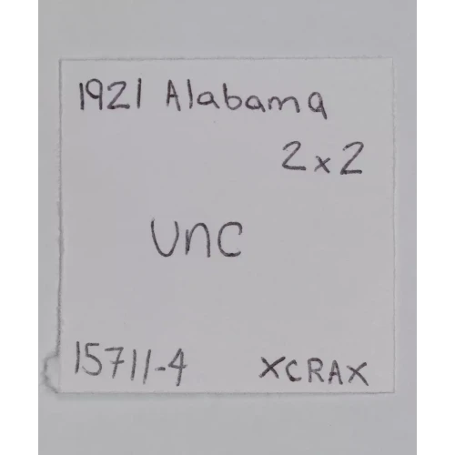 Classic Commemorative Silver--- Alabama Centennial 1921 -Silver- 0.5 Dollar (3)