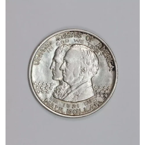 Classic Commemorative Silver--- Alabama Centennial 1921 -Silver- 0.5 Dollar