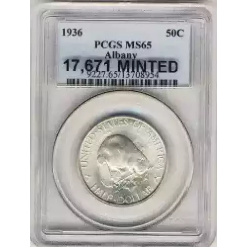 Classic Commemorative Silver--- Albany, New York, Charter 1936 -Silver- 0.5 Dollar (3)