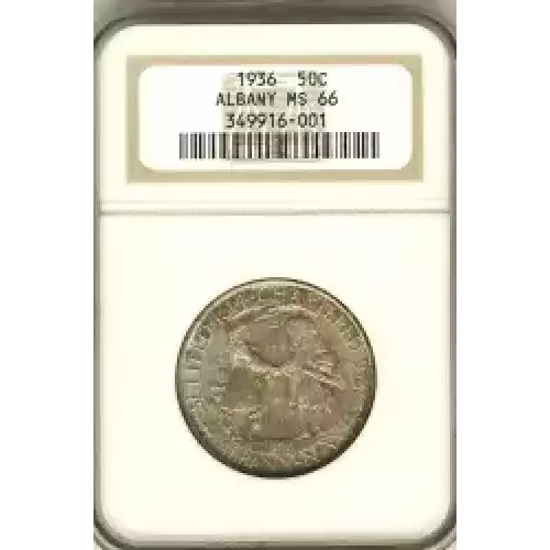 Classic Commemorative Silver--- Albany, New York, Charter 1936 -Silver- 0.5 Dollar (3)