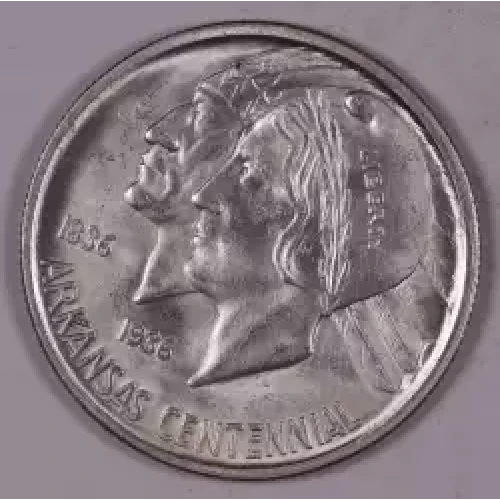 Classic Commemorative Silver--- Arkansas Centennial 1935-1939-Silver- 0.5 Dollar