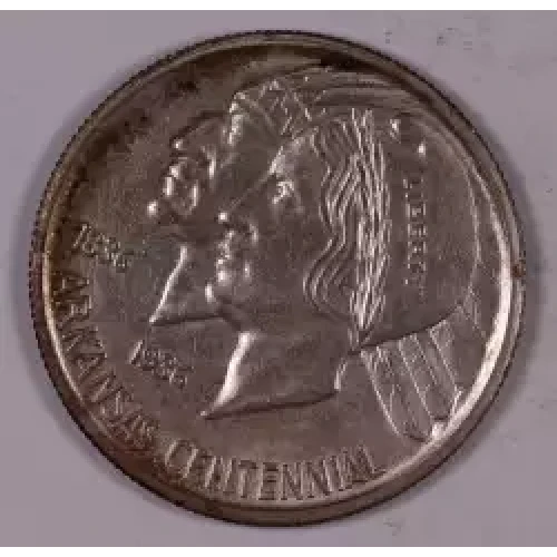 Classic Commemorative Silver--- Arkansas Centennial 1935-1939-Silver- 0.5 Dollar