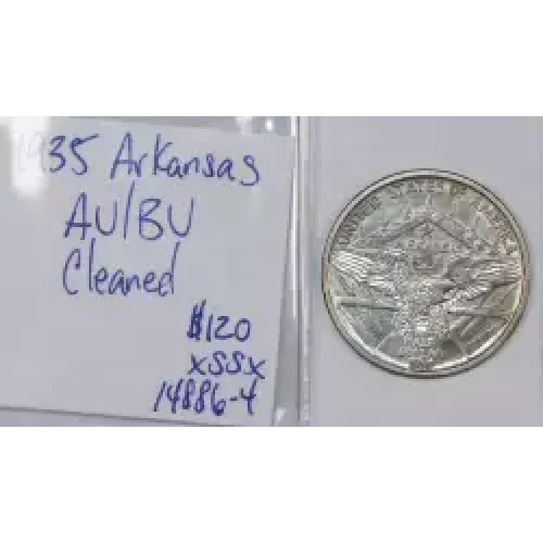 Classic Commemorative Silver--- Arkansas Centennial 1935-1939-Silver- 0.5 Dollar