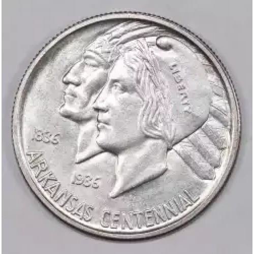 Classic Commemorative Silver--- Arkansas Centennial 1935-1939-Silver- 0.5 Dollar