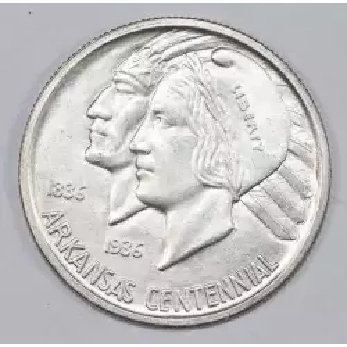 Classic Commemorative Silver--- Arkansas Centennial 1935-1939-Silver- 0.5 Dollar