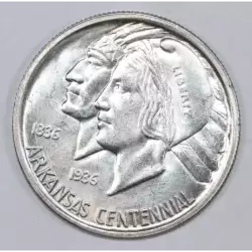 Classic Commemorative Silver--- Arkansas Centennial 1935-1939-Silver- 0.5 Dollar