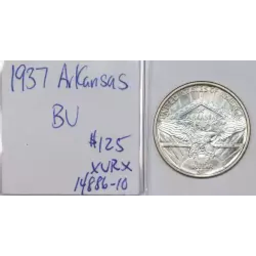 Classic Commemorative Silver--- Arkansas Centennial 1935-1939-Silver- 0.5 Dollar