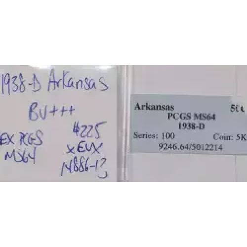 Classic Commemorative Silver--- Arkansas Centennial 1935-1939-Silver- 0.5 Dollar (3)