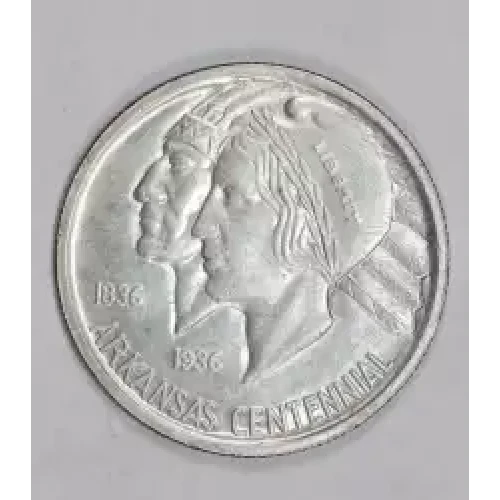 Classic Commemorative Silver--- Arkansas Centennial 1935-1939-Silver- 0.5 Dollar