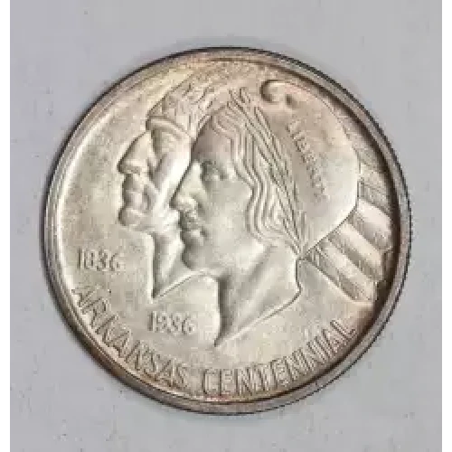 Classic Commemorative Silver--- Arkansas Centennial 1935-1939-Silver- 0.5 Dollar