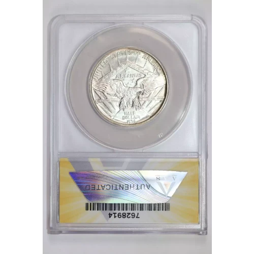 Classic Commemorative Silver--- Arkansas Centennial 1935-1939-Silver- 0.5 Dollar
