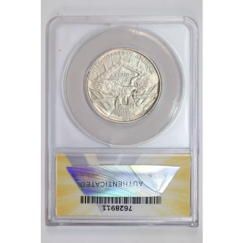 Classic Commemorative Silver--- Arkansas Centennial 1935-1939-Silver- 0.5 Dollar