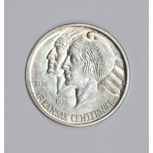 Classic Commemorative Silver--- Arkansas Centennial 1935-1939-Silver- 0.5 Dollar
