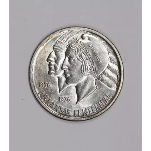 Classic Commemorative Silver--- Arkansas Centennial 1935-1939-Silver- 0.5 Dollar