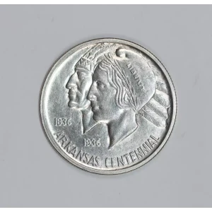 Classic Commemorative Silver--- Arkansas Centennial 1935-1939-Silver- 0.5 Dollar