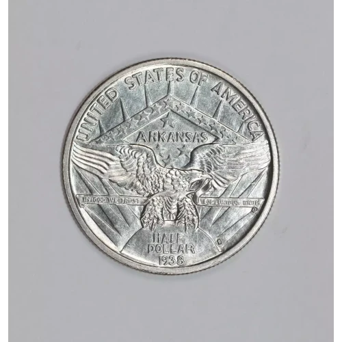 Classic Commemorative Silver--- Arkansas Centennial 1935-1939-Silver- 0.5 Dollar (2)