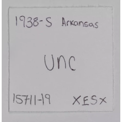 Classic Commemorative Silver--- Arkansas Centennial 1935-1939-Silver- 0.5 Dollar (3)