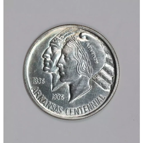 Classic Commemorative Silver--- Arkansas Centennial 1935-1939-Silver- 0.5 Dollar