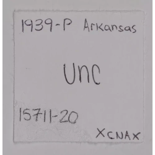 Classic Commemorative Silver--- Arkansas Centennial 1935-1939-Silver- 0.5 Dollar (3)