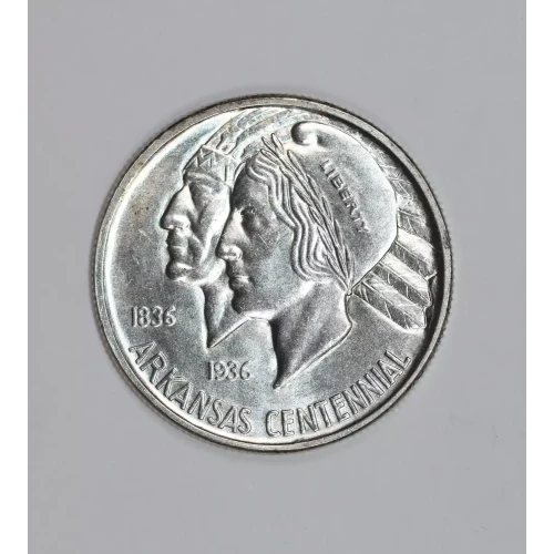 Classic Commemorative Silver--- Arkansas Centennial 1935-1939-Silver- 0.5 Dollar