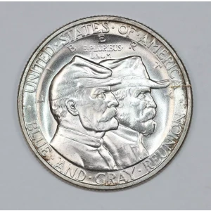 Classic Commemorative Silver--- Battle of Gettysburg Anniversary 1936 -Silver- 0.5 Dollar