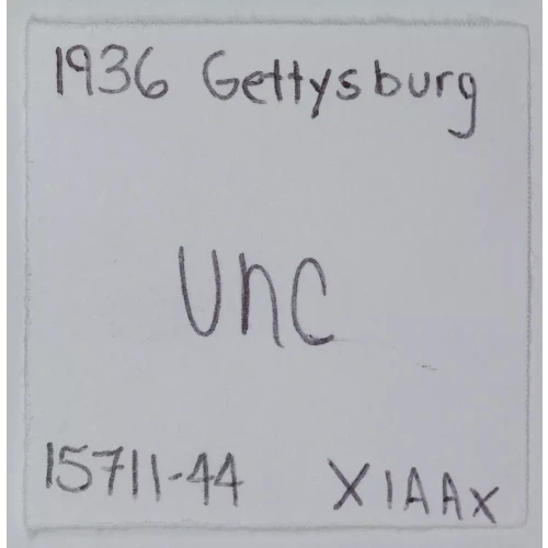 Classic Commemorative Silver--- Battle of Gettysburg Anniversary 1936 -Silver- 0.5 Dollar (3)