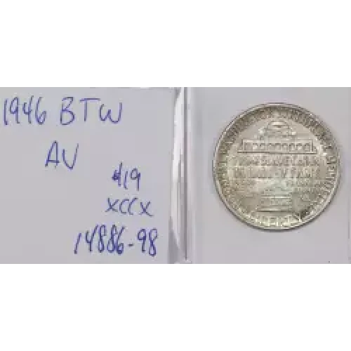 Classic Commemorative Silver--- Booker T. Washington Memorial 1946-1951-Silver- 0.5 Dollar