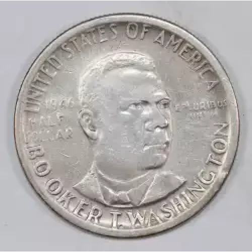 Classic Commemorative Silver--- Booker T. Washington Memorial 1946-1951-Silver- 0.5 Dollar