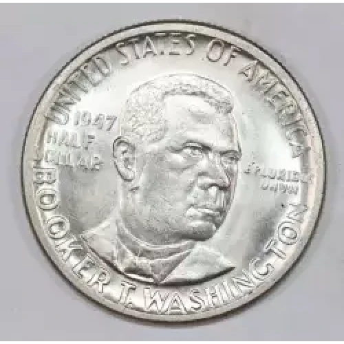 Classic Commemorative Silver--- Booker T. Washington Memorial 1946-1951-Silver- 0.5 Dollar