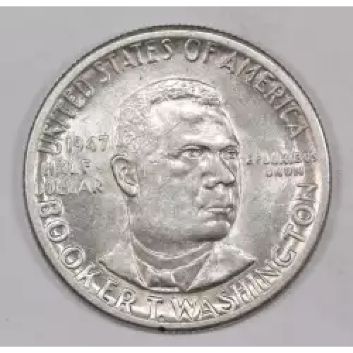 Classic Commemorative Silver--- Booker T. Washington Memorial 1946-1951-Silver- 0.5 Dollar