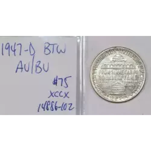 Classic Commemorative Silver--- Booker T. Washington Memorial 1946-1951-Silver- 0.5 Dollar