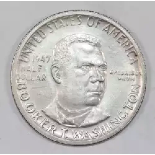 Classic Commemorative Silver--- Booker T. Washington Memorial 1946-1951-Silver- 0.5 Dollar