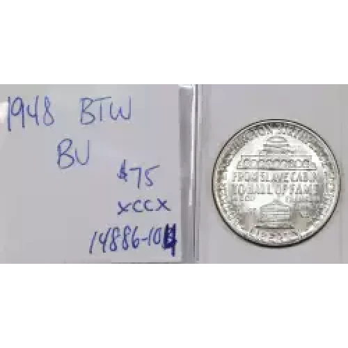 Classic Commemorative Silver--- Booker T. Washington Memorial 1946-1951-Silver- 0.5 Dollar