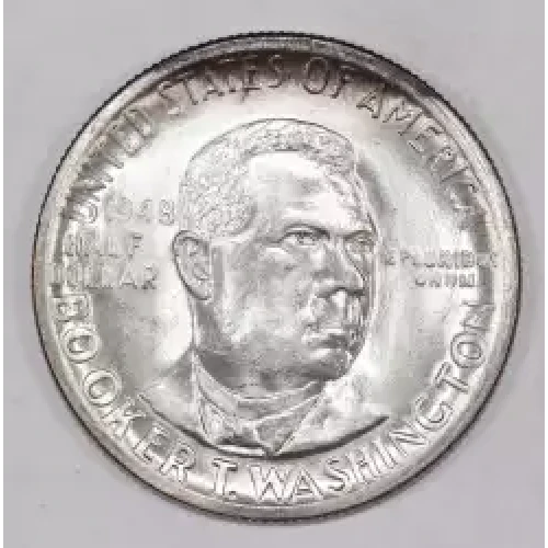 Classic Commemorative Silver--- Booker T. Washington Memorial 1946-1951-Silver- 0.5 Dollar