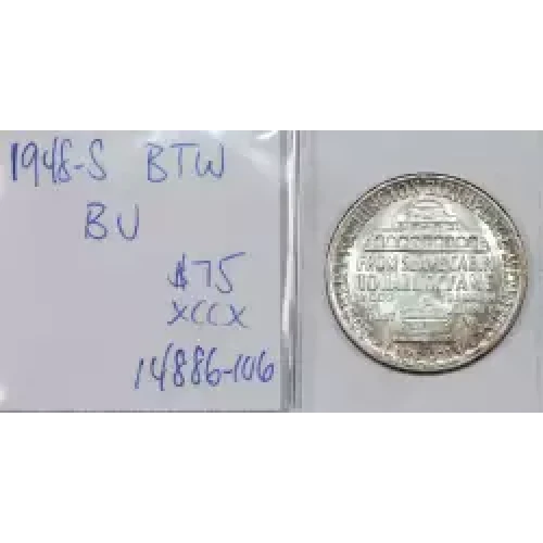 Classic Commemorative Silver--- Booker T. Washington Memorial 1946-1951-Silver- 0.5 Dollar