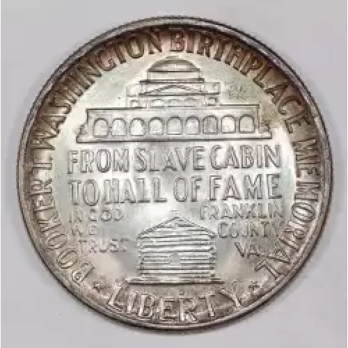 Classic Commemorative Silver--- Booker T. Washington Memorial 1946-1951-Silver- 0.5 Dollar