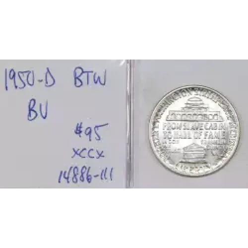 Classic Commemorative Silver--- Booker T. Washington Memorial 1946-1951-Silver- 0.5 Dollar (2)