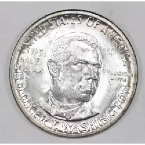 Classic Commemorative Silver--- Booker T. Washington Memorial 1946-1951-Silver- 0.5 Dollar