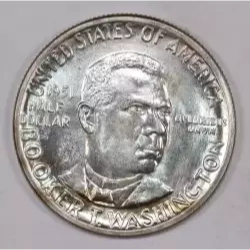 Classic Commemorative Silver--- Booker T. Washington Memorial 1946-1951-Silver- 0.5 Dollar