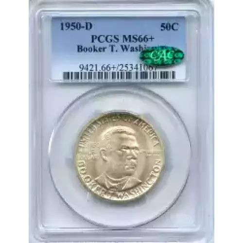 Classic Commemorative Silver--- Booker T. Washington Memorial 1946-1951-Silver- 0.5 Dollar (3)