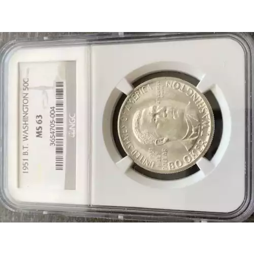 Classic Commemorative Silver--- Booker T. Washington Memorial 1946-1951-Silver- 0.5 Dollar (3)