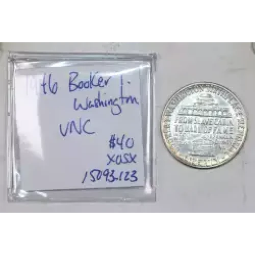 Classic Commemorative Silver--- Booker T. Washington Memorial 1946-1951-Silver- 0.5 Dollar