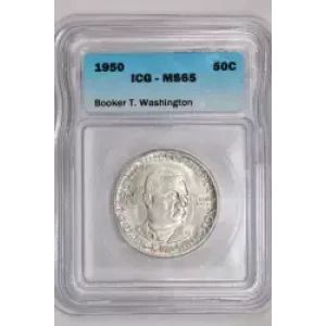 Classic Commemorative Silver--- Booker T. Washington Memorial 1946-1951-Silver- 0.5 Dollar