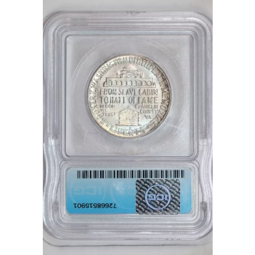 Classic Commemorative Silver--- Booker T. Washington Memorial 1946-1951-Silver- 0.5 Dollar